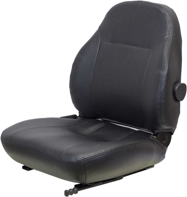 New Holland L778 Skid Steer Replacement Seat Assembly - Black Vinyl