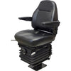 John Deere 310 Series Loader/Backhoe Replacement Seat & Mechanical Suspension Kit - Fits Various Models - Black Vinyl