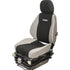 JCB Telehandler Seat & Mechanical Suspension - Fits Various Models - Gray Cloth