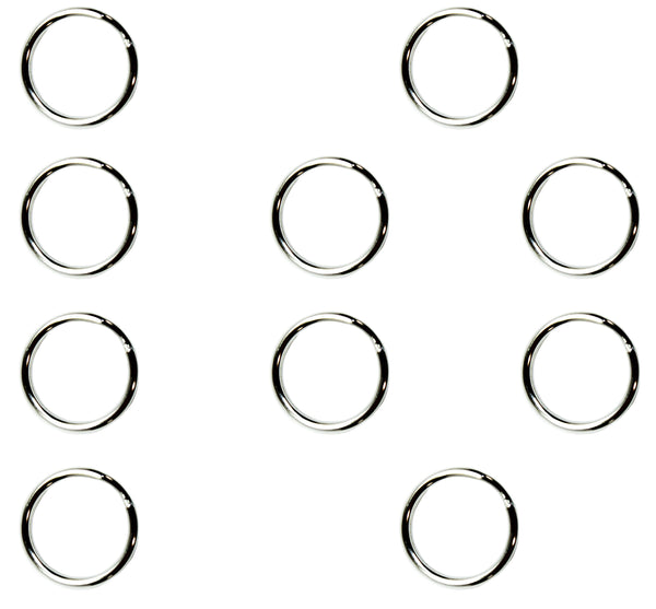3/4" Heavy Duty Split Key Ring - USA (10 PACK)